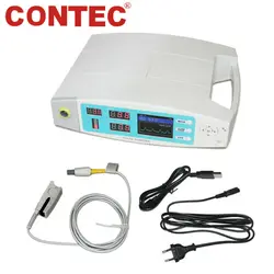 CONTEC CMS70A Desktop Finger Pulse Oximeter Blood Oxygen Monitor  Tonometer SpO2 Pulse Rate PI Alarm+ USB