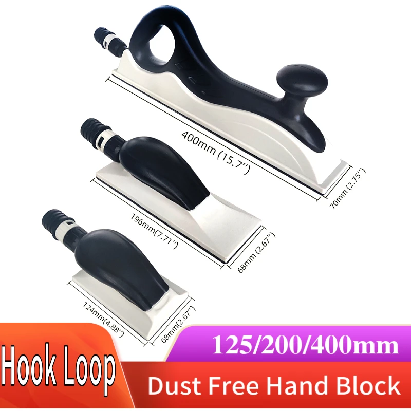 Hand Sander Block Dust Free Extraction Mesh Grinding Sanding Pad Hook Loop Abrasive Tools Used for automotive sanding block