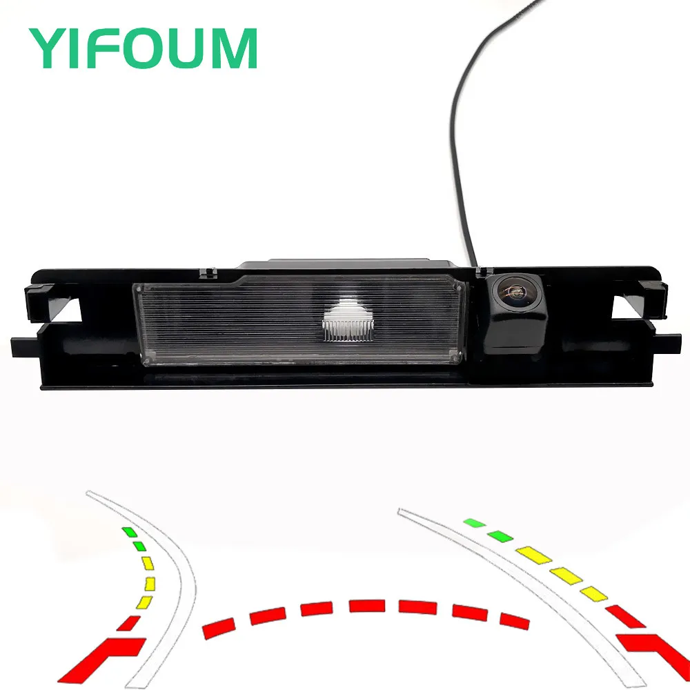 AHD Fisheye 12LED Dynamic Trajectory Car Rear View Wireless Camera For Toyota Yaris 2008 2009 2010 2011