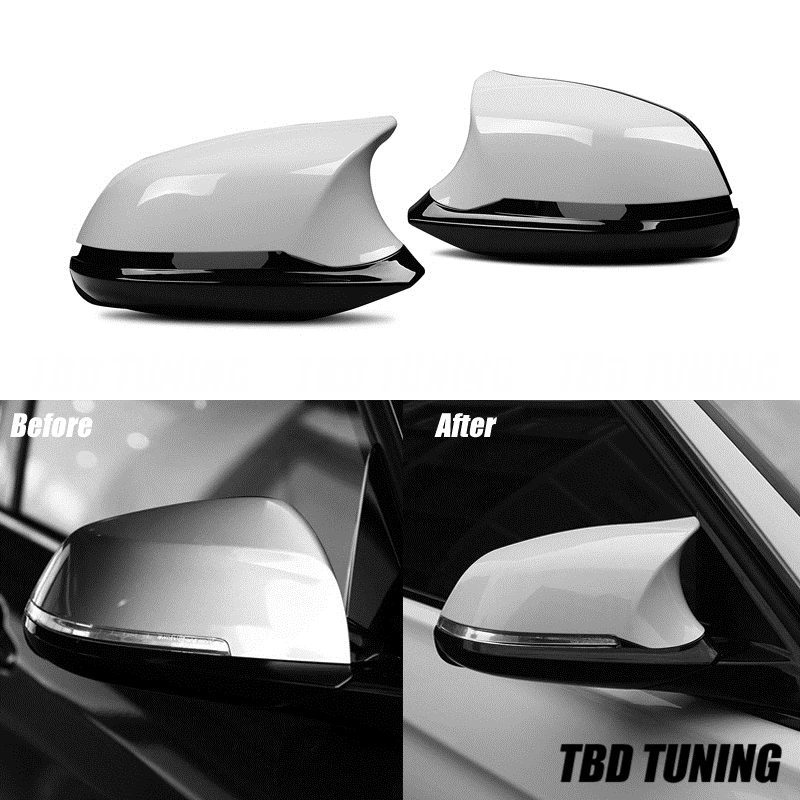 

M Style Rear View Mirror Cover 2012 - 2018 For BMW F30 F30 F20 F21 F22 F23 F32 F33 F36 M2 1 2 3 4 Serie Mirror Cover