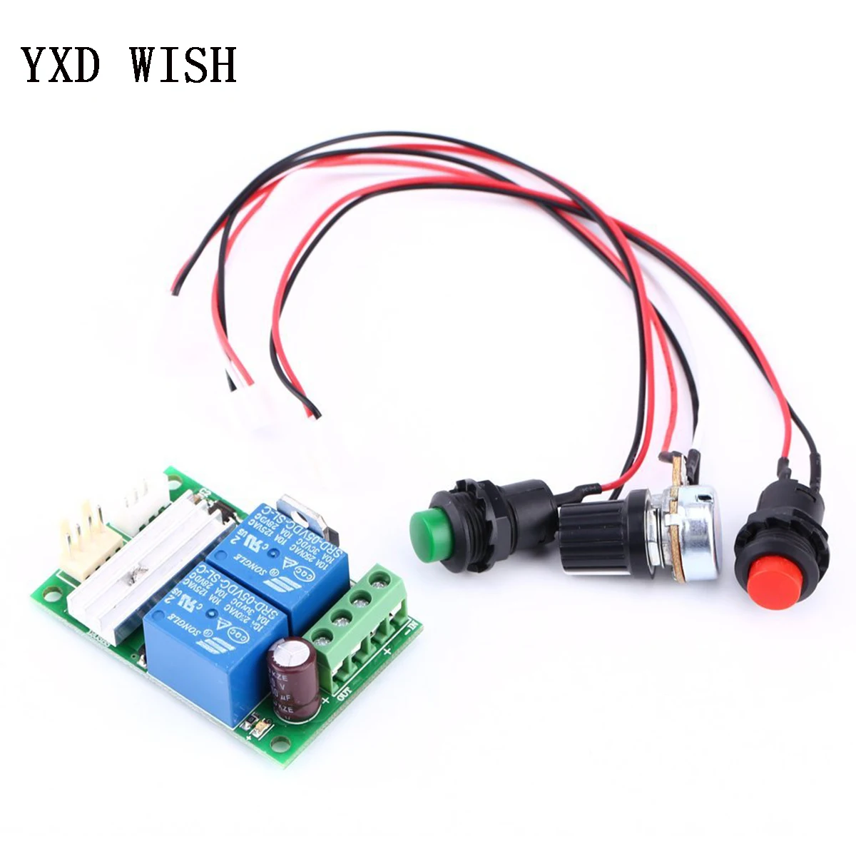 PWM DC Motor Speed Regulator Controller Board Adjustable Speed Control Reversible PWM Relay Module DC 6V-28V 12V 24V 3A 21kHz