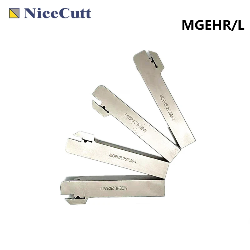 

Nicecutt MGEHR**-2 MGEHL Grooving Holder Tool Metalworking Lathes Cutting For Inserts MGMN200