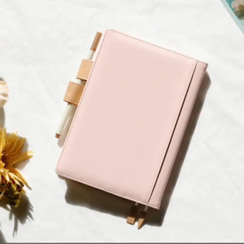 A5 Notebook Cover  Planner Diary Book Leather Specifications Covers Japanese Style Icecream Color School