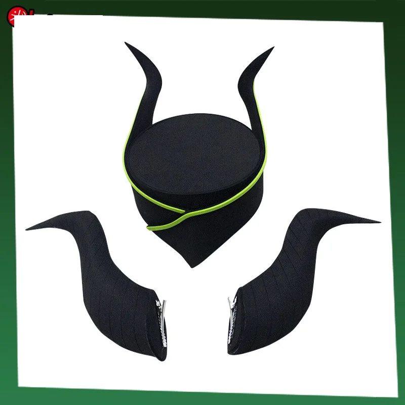 Game Twisted-Wonderland DIASOMNIA Malleus Cosplay Horns Hat Ears Wig Head Clip Headwear Hairwear Cosplay Props Accessories