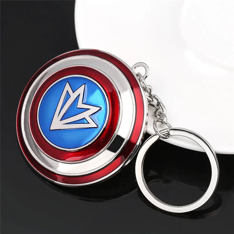 Marvel The Avengers Infinity War Captain America Falcon Sam Wilson New Metal Shield Pendant Keychains