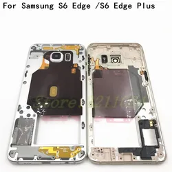 Middle Faceplate Frame For Samsung Galaxy S6 Edge G925F S6 Edge Plus G928F Mid Plate LCD Supporting Frame Bezel Housing