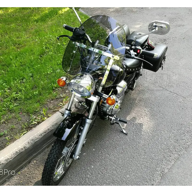

Windshield Windscreen 1999 - 2019 For Yamaha V-Star V Star 250 650 950 1100 1300 Custom Classic 7/8" 1" Handlebar Fixed Screen