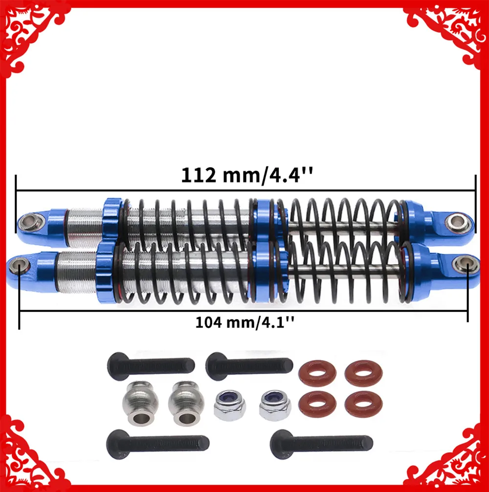 2 pcs/set Alloy oil filled type shock absorber damper for rc hobby model car RedCat 1/10 Everest Gen7 Pro/Sport Upgraded part