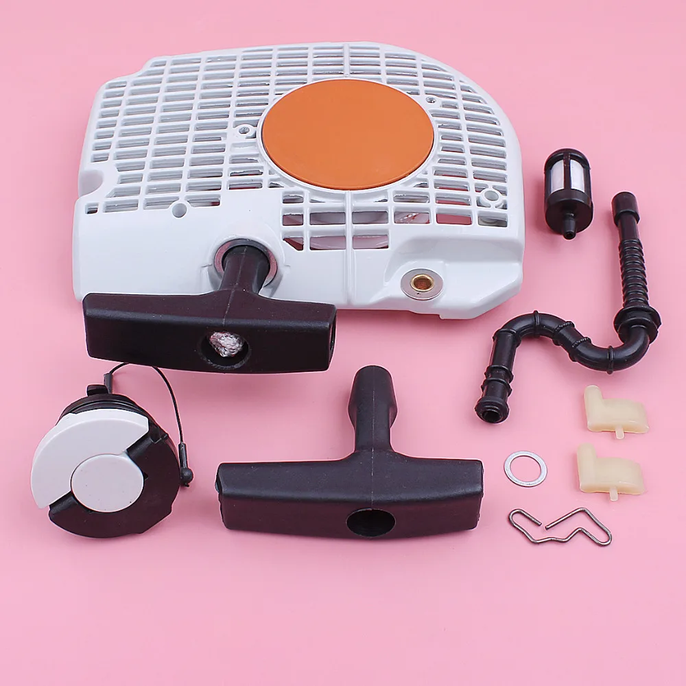 Adefol Rewind Rewind Pull Starter Pawl per Stihl 034 036 MS340 MS360 Kit tappo linea filtro carburante motosega ricambio