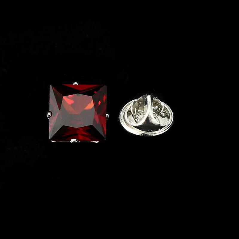 Mini runde Kristall-Brosche, Anstecknadeln und Broschen für Damen und Herren, Anzug, Hemdkragen, Anstecknadel, Luxus-Schmuck, Bekleidungszubehör – Detail 1