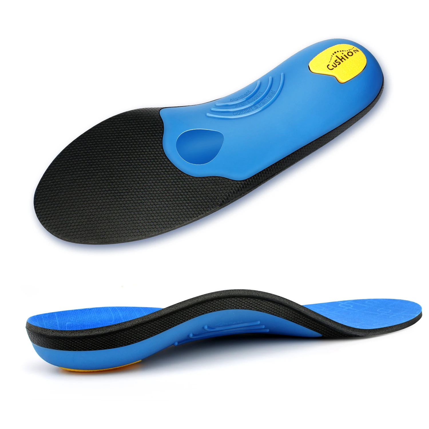Plantarfasziitis Plattfüße Fußgewölbestütze Orthopädische Einlegesohlen, Herren Damen Fersenschmerzen Orthopädische Einlegesohlen Sneaker Schuheinlagen – Detail 37