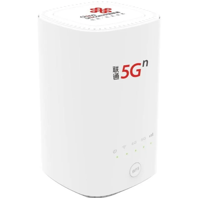 Unlocked China Unicom 5G CPE VN007 2.3Gbps Wireless CPE 5G NSA/SA NR n1/n3/n8/n20/n21/n77/n78/n79 4G LTE Band1/3/8 With SIM Card