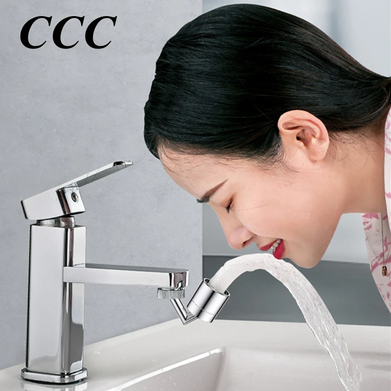 CCC Rotation Faucet Mixer Aerator Water Diffuser For Kitchen Bathroom Water Filter Nozzle Bubbler Water Spray Faucet Attachment