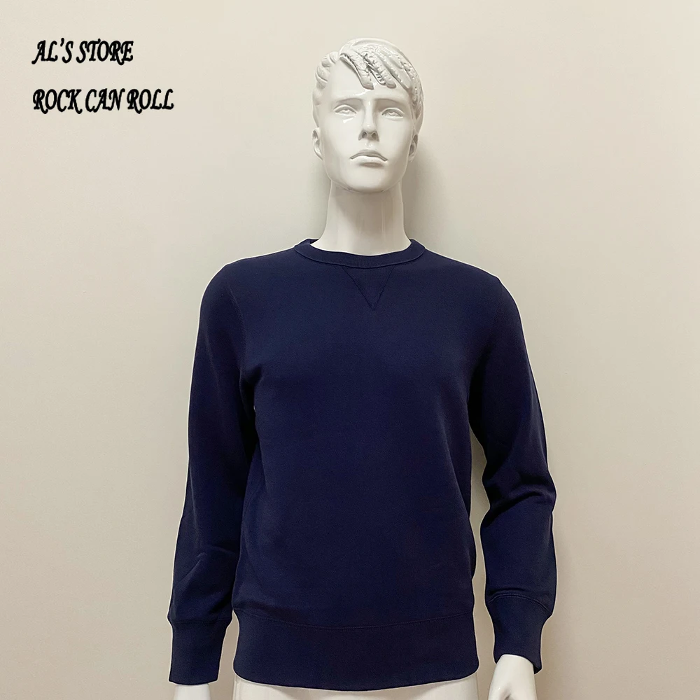 AL6163 Super Quality Heavy Thick Pullover Mans Big Cozy Flexible 400g 14.1oz Cotton Warm Shirt 10 Colors