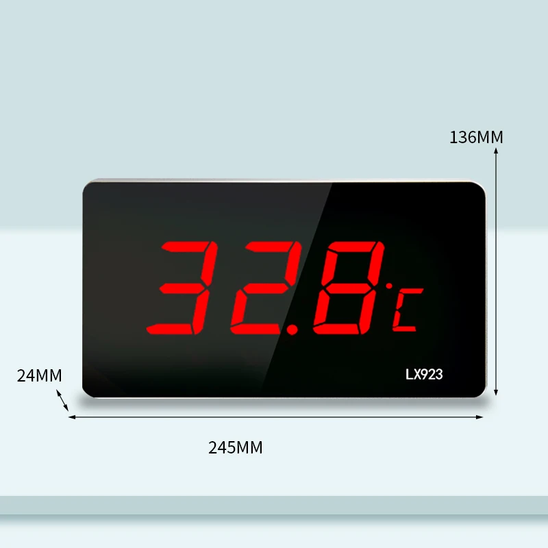 Pool Thermometer With LED Display And Waterproof Probe Thermometer For Water Fish Tank Outdoor Temperature Meter