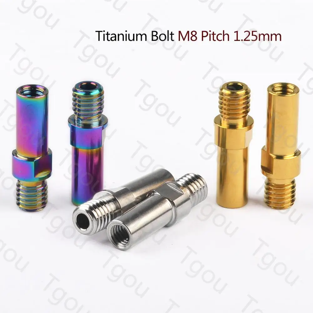 

Tgou V Brake Base Post M8 Pitch 1.25mm Titanium MTB BMX Ti Stud Post Bolt Bike Service Parts 1pair