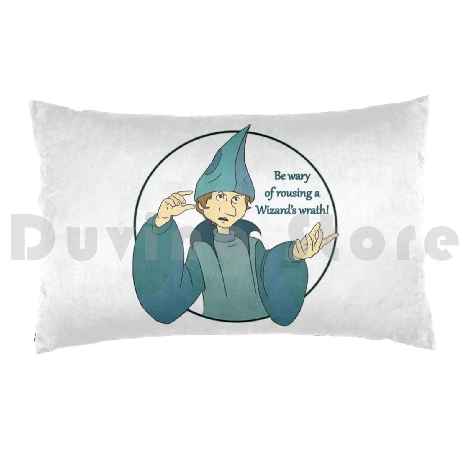 Schmendrick's Wrath Pillow Case Printed 35x50 The Last Unicorn Thelastunicorn Amalthea Lady Amalthea