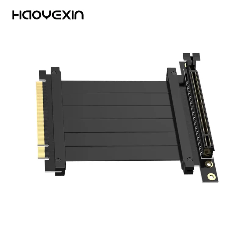 Adaptador de Extensão de Cabo Flexível, PCIE Riser, PCIE 3.0 Express, PC Placas Gráficas, Bom para Mineração, 16X, HYX