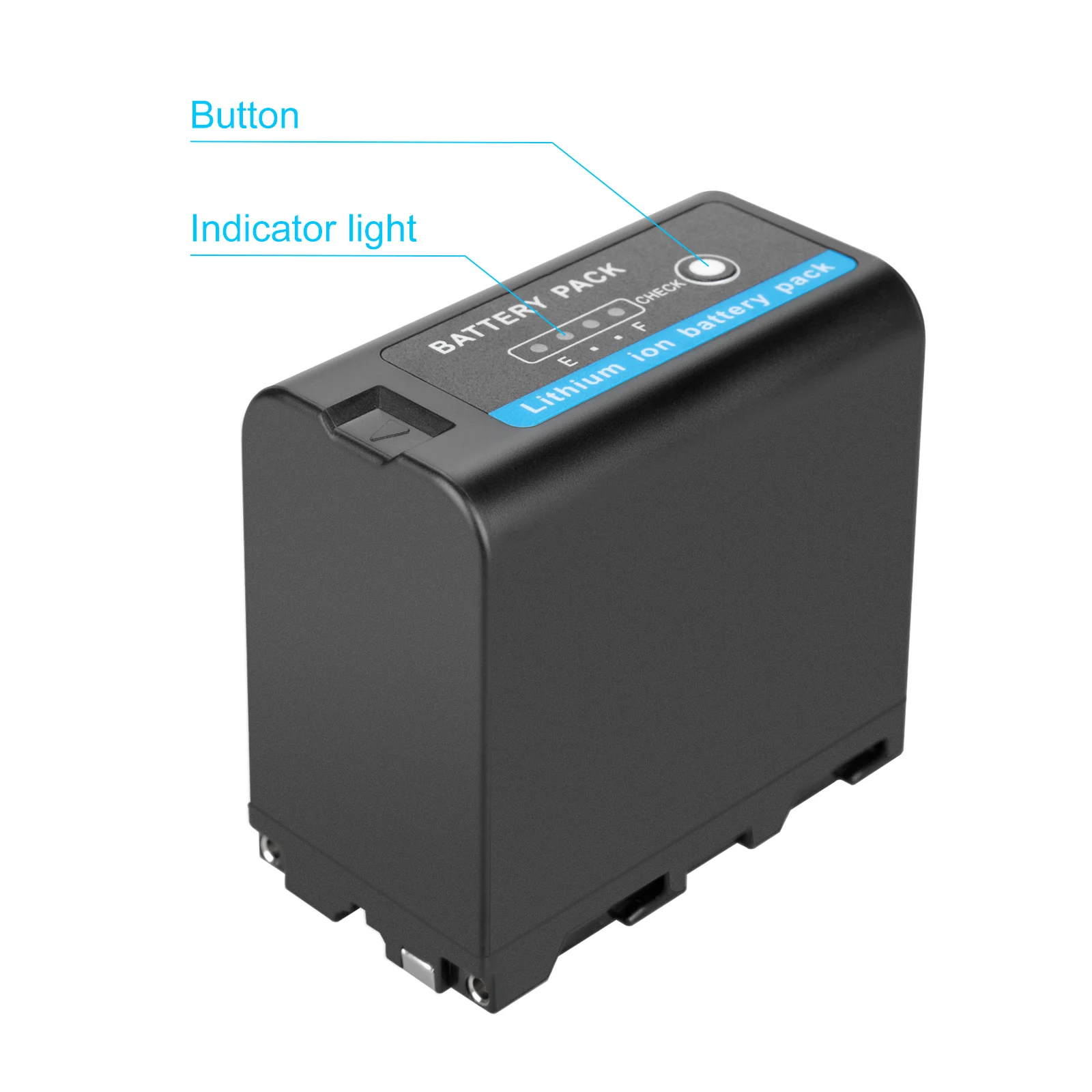 8800mAh NP F970 NP-F960 Power Indicator Battery Batterie + Ultra Fast LCD Dual Charger for Sony NP F970 F960 F550 F570 F770