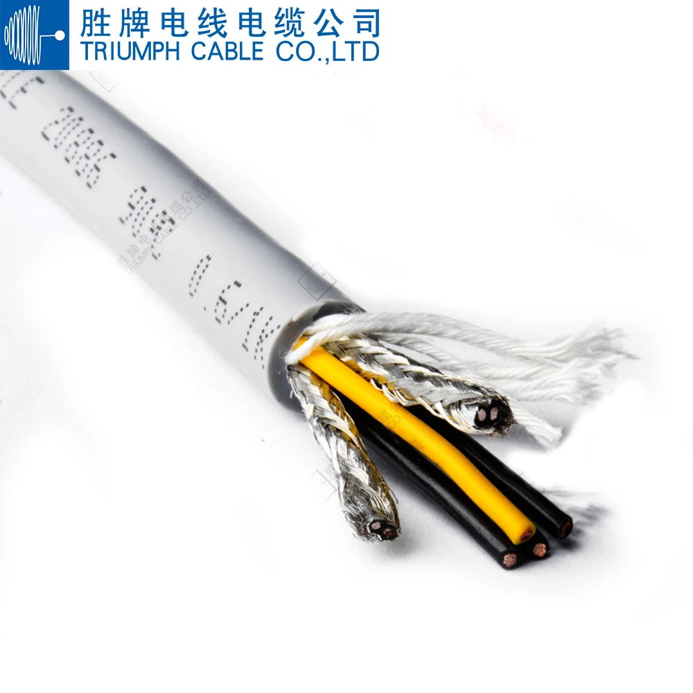 TRIUMPHCABLE/SHENGPAI 10 M UL2464 18AWG 2/3/4/5/6/7/8 core PVC multi-core shielded cable anti-interference control wire cable