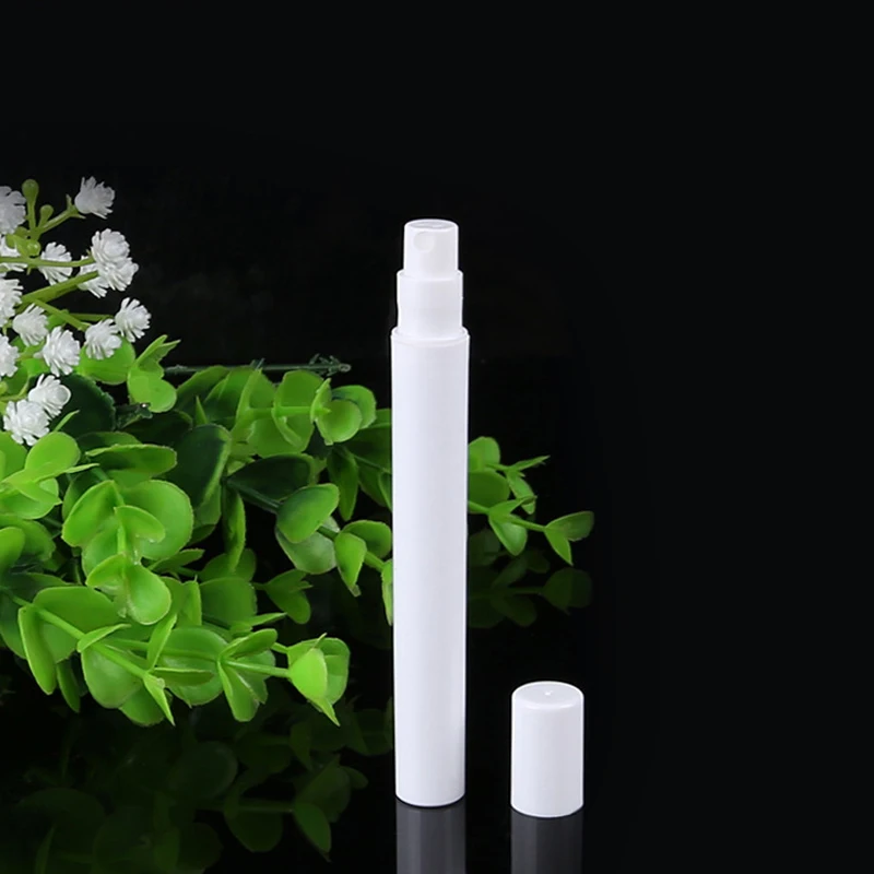 30Pcs 2ml 3ml 4ml 5ml 7ml Empty Perfume Mist White Spray Plastic Bottle Sample Pen Bottle Small Atomizer Sprayer Vial Container