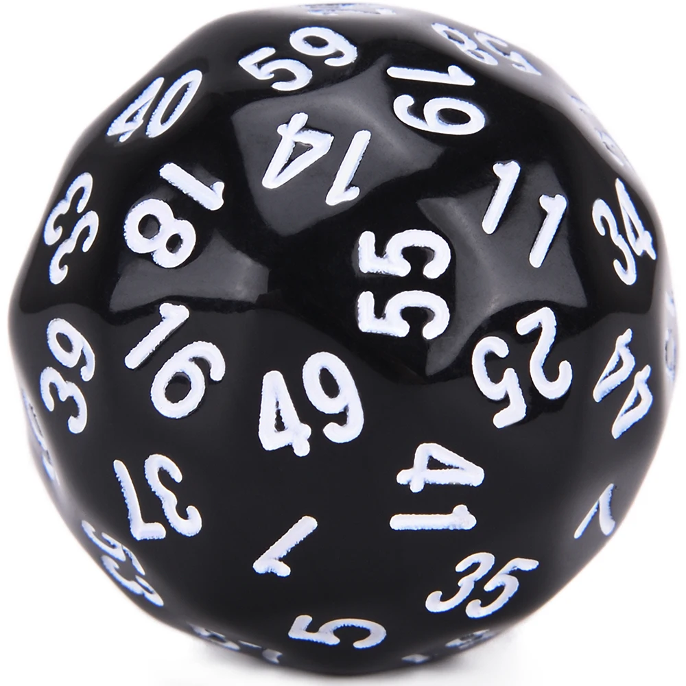 D60 cor opaca dos dados polyhedral sessenta tomou partido para jogos de jogo de papel do tabletop dnd