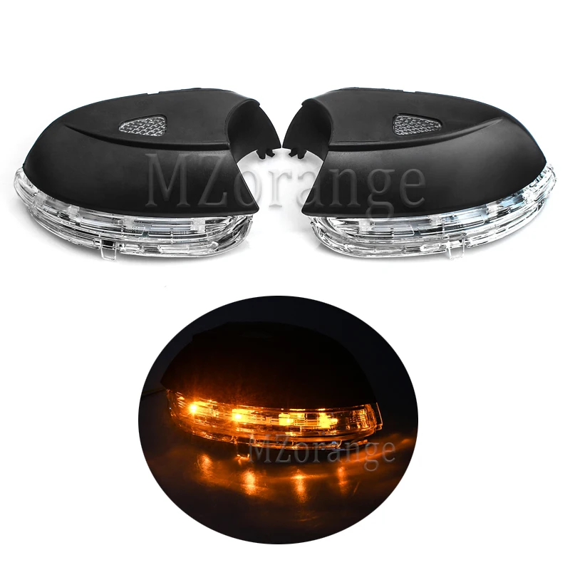 Rearview Mirror Turn Signal Light for Volkswagen Jetta MK6 Passat B7 CC Beetle Eos Scirocco Yellow LED side Mirror Wing Cover