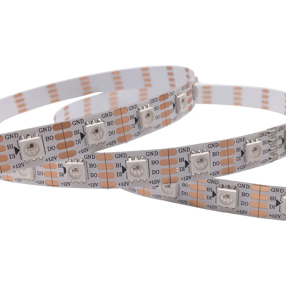 WS2815 (WS2812B WS2813 updated) RGB LED Pixels Strip Light Individually Addressable LED Dual-Signal 30/60/144 Leds/m 12V
