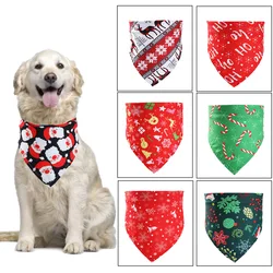 NONOR Puppy collare con bretelle triangolare sciarpa di Saliva natalizia collare modello Bandana per accessori per cani Perros suministros para