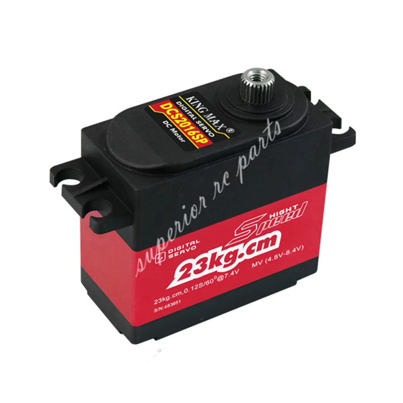 التروس المعدنية المؤازرة الرقمية عالية الجهد مقاوم للماء KINGMAX DCS2016SP 60g 21 كجم. سم لطائرة RC 28-50cc طائرة دخول المستوى سيارة روبوت