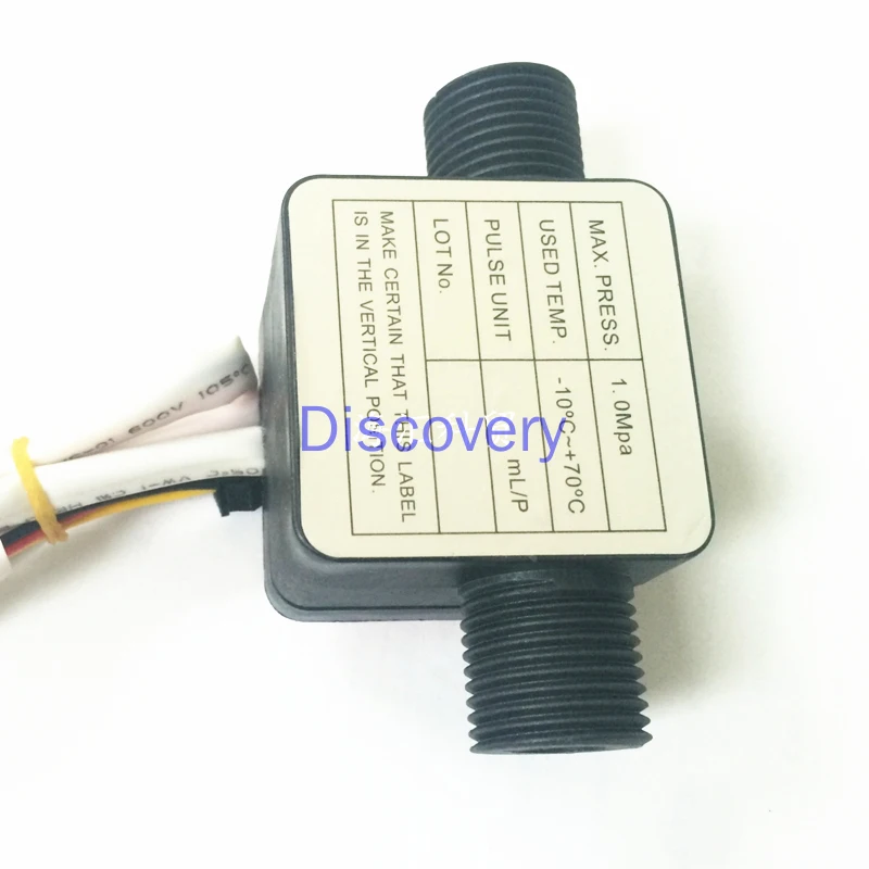 4 '6' External Thread High Precision Elliptical Gear Flow Sensor/low Viscosity Liquid/milk/honey