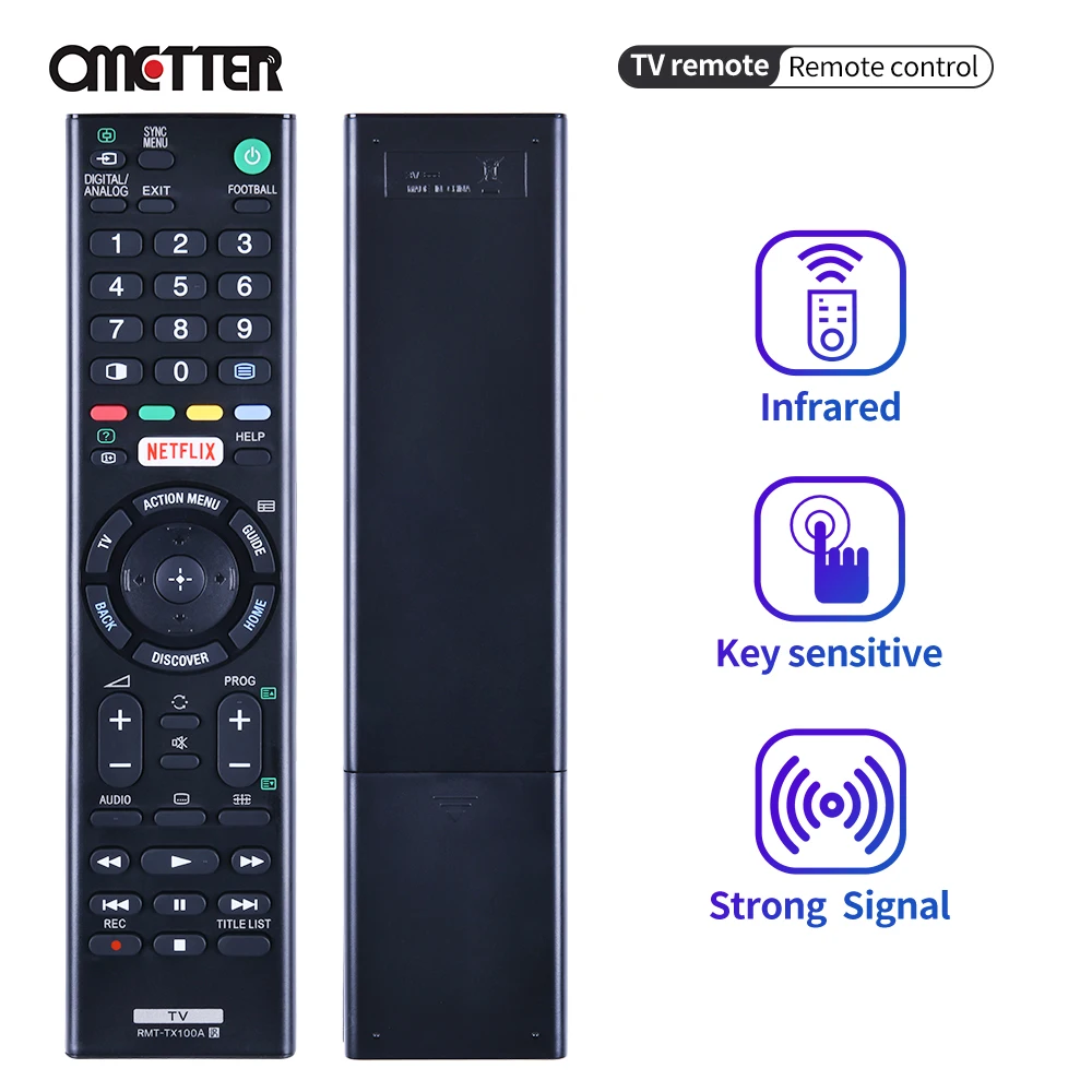 

RMT-TX100A New for Sony Smart TV Remote Control KDL-43W800C KDL-43W800D KD-49X8500C KD-49X8300C KDL-50W800D KDL-55W800C