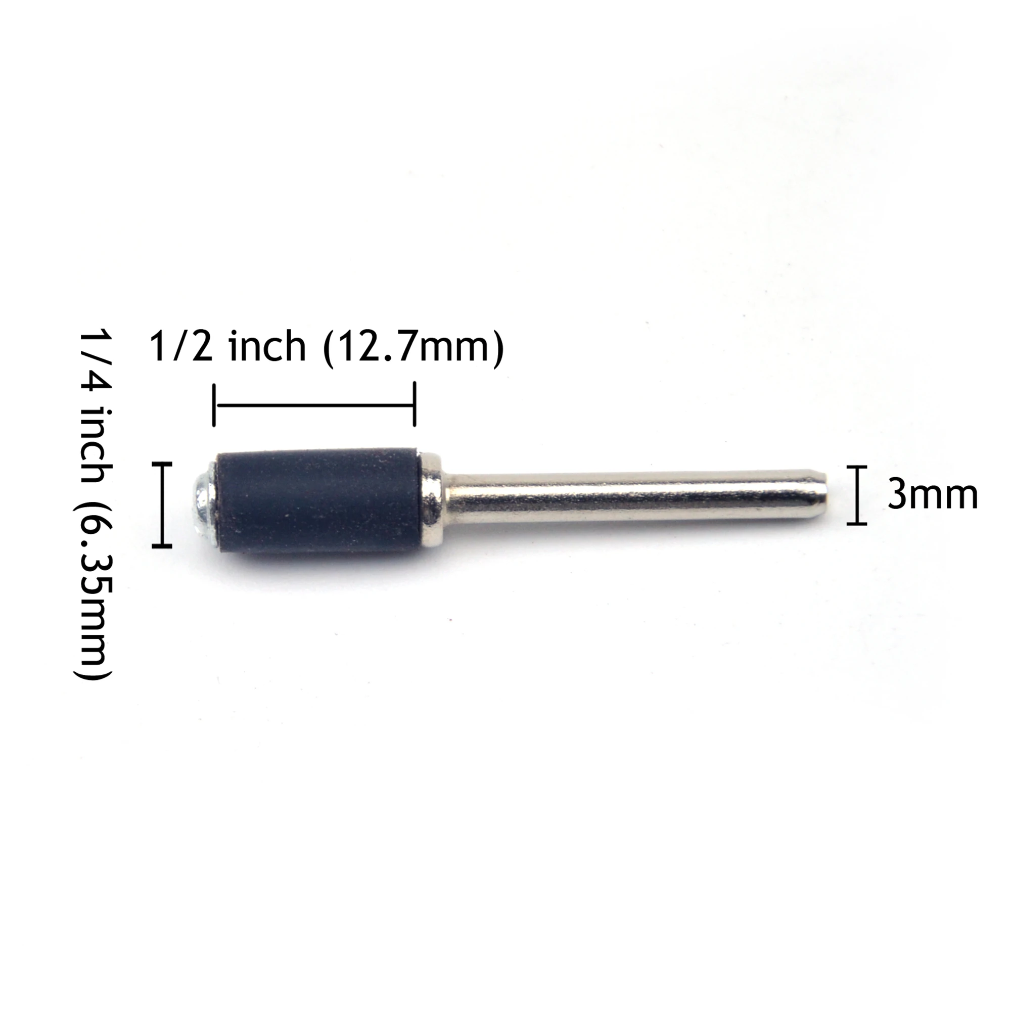 30Pcs กระดาษทรายวงกลม + 3 Pcs 3mm Mandrels หัวกระดาษทรายล้อขัดขัดแถบเครื่องมืออุปกรณ์เสริม