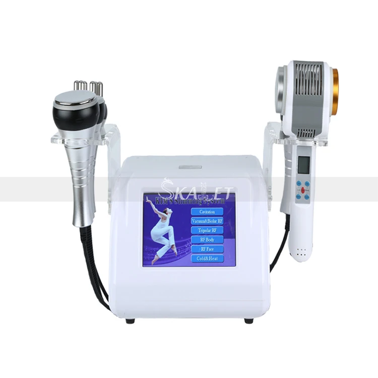 

6in1 40K Ultrasonic Cavitation Slimming Machine Vaccum Massage Cold Hot Hammer Skin Tighten Beauty Machine