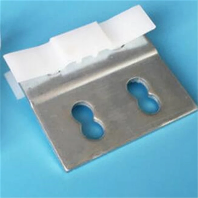 10pcs free shipping  Elevator door slide clamp/ QKS9 elevator door slider / hall door slider Iron block with clip complete set