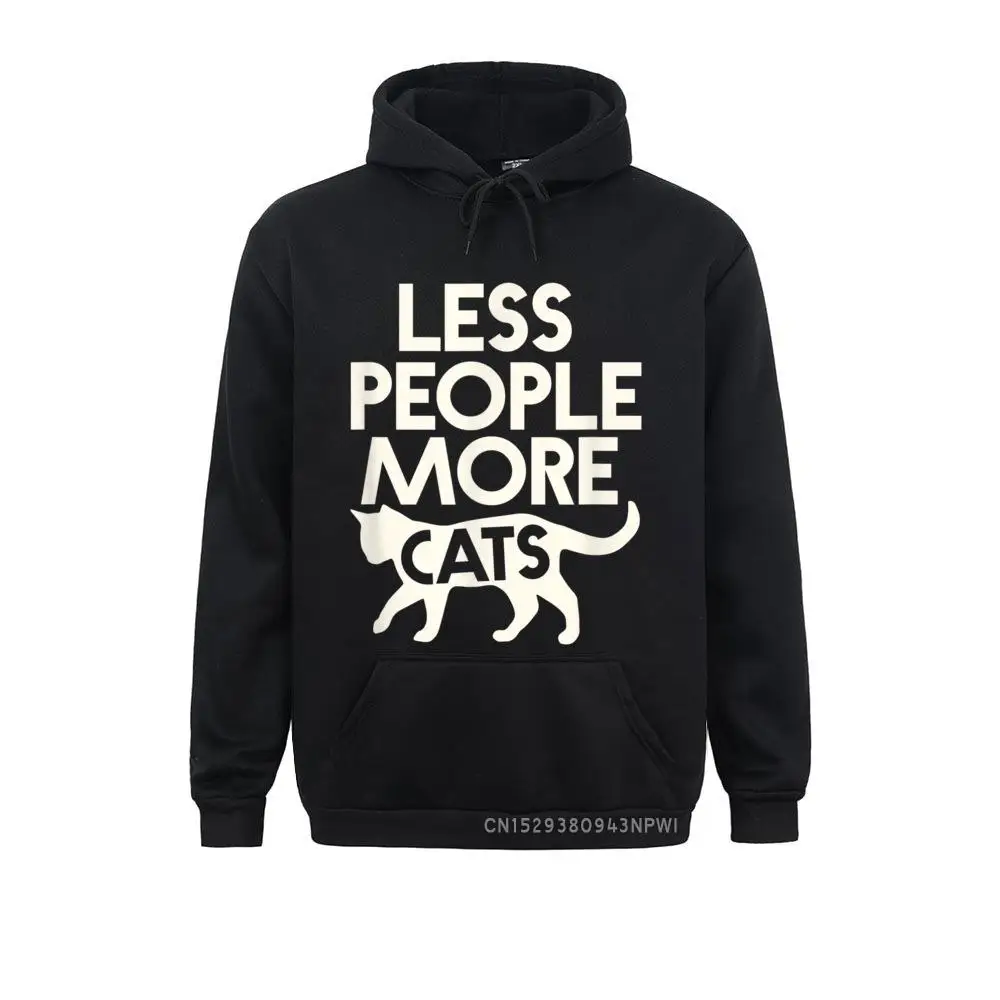 

Cat Lover Less People More Cats Cat Mom Hoodie Pullover 2021 New Fashion Group Sweatshirts Men Hoodies Fitness Sportswears