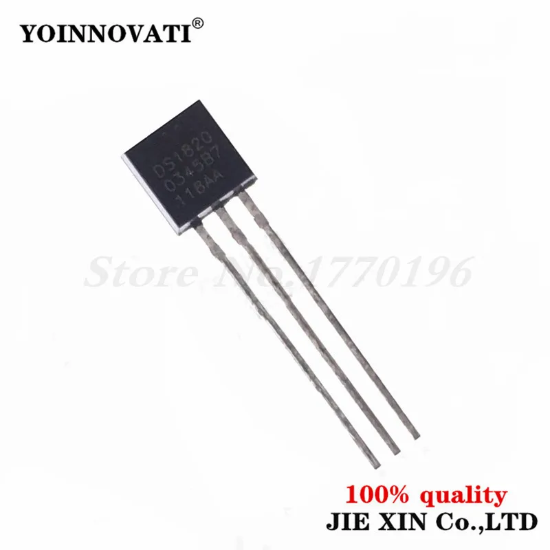 5pcs DS1820 TEMPERATURE SENSOR 1820 BACK TO-92