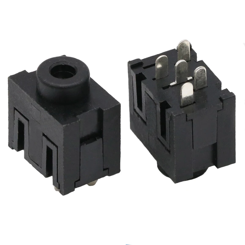 10Pcs Pj-333-5p 3.5Mm Female Audio Konektor 5Pin DIP Stereo Jack Socket Audio Jack Konektor PJ333-6p