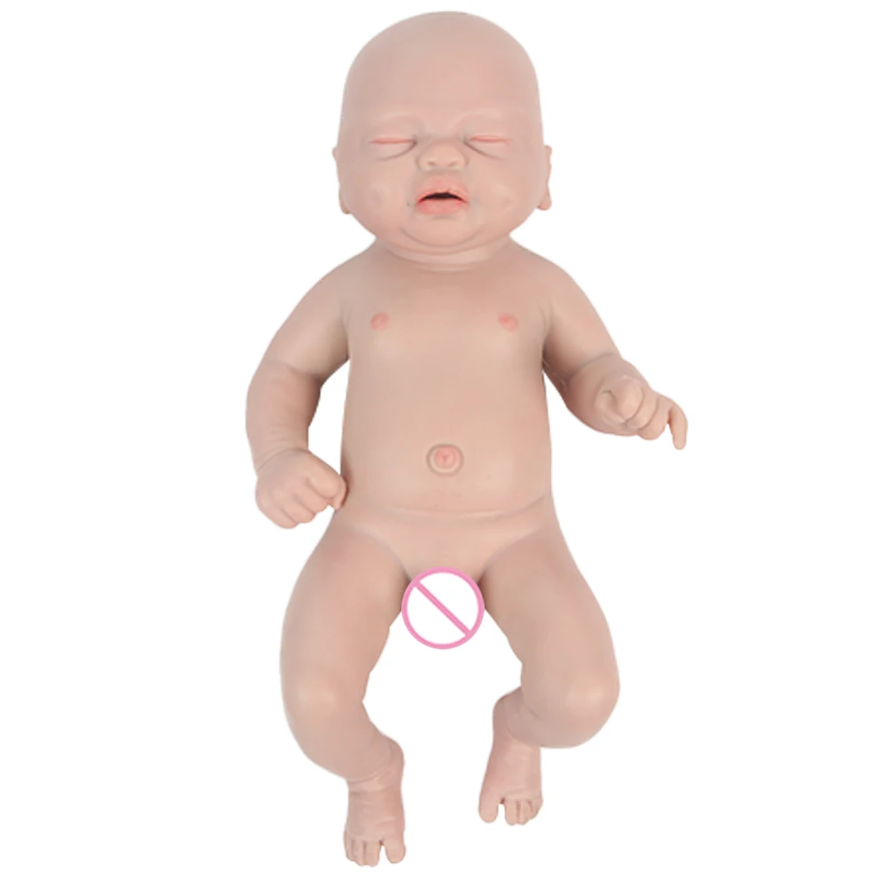 IVITA WG1535 35cm 1.62kg 100% Full Body Silicone Reborn Doll Realistic Baby Toys Dolls with Clothes for Children Christmas Gift