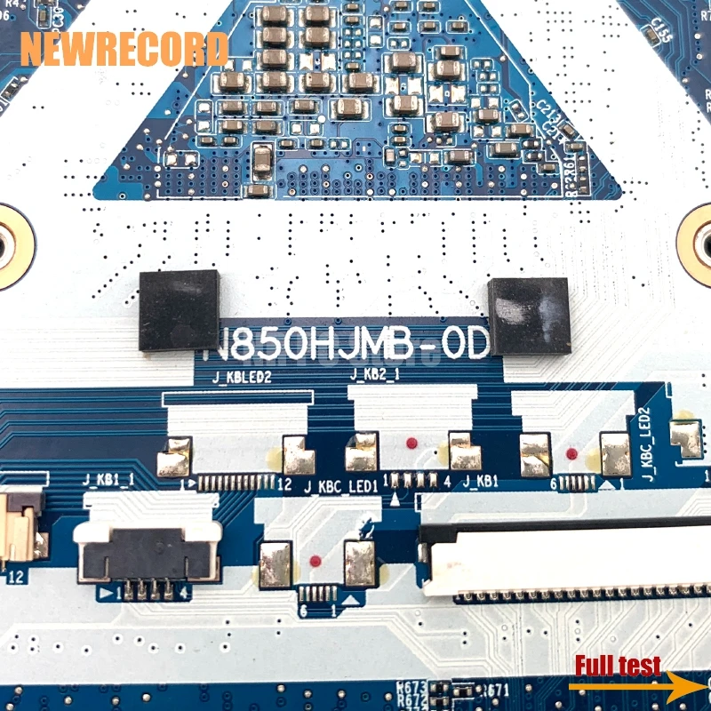 Imagem -05 - para Clevo N855hj Laptop Motherboard 671-n85h0-d02b N850hjmb0d I7-7700hq Cpu Gtx1050 Gpu Placa Principal Teste Completo