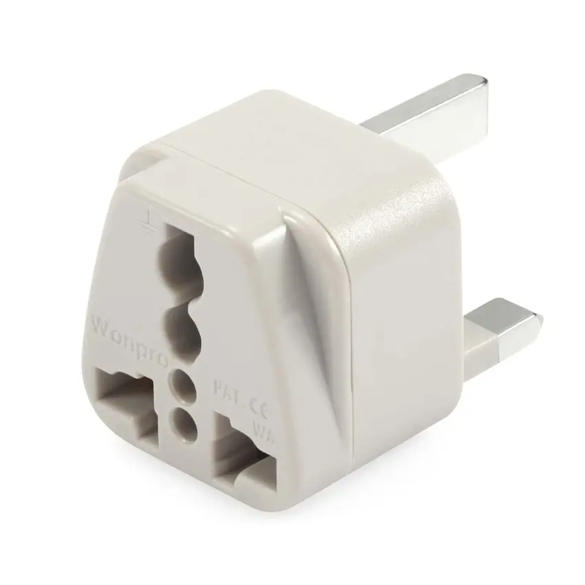 UK Plug Converter Travel Adapter Universal Outlet AC100~250V 13A Wonpro WA-7