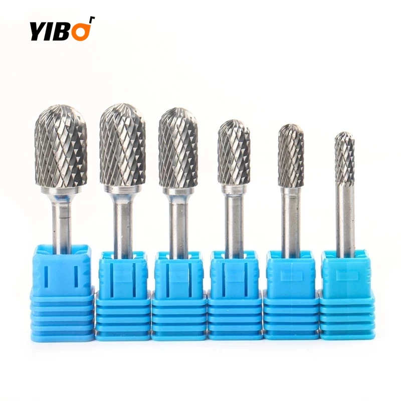 CX Type Head Point Burr Grinder Abrasive Tools Drill Milling Carving Bit Tools Tungsten Carbide Rotary File Tool