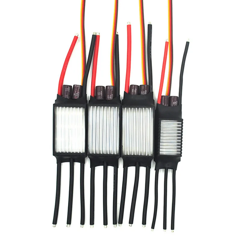 Programmable ESC 40A/60A/80A/100A Bidirectional Water-cooled brushless ESC With Heat Sink for RC Car Boat Underwater Propeller