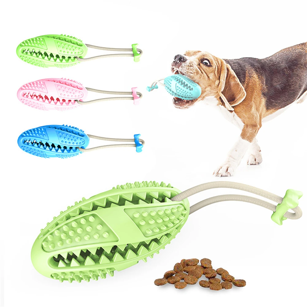 Juguetes de goma Natural para perros, juguete interactivo de elasticidad, con dientes limpios, para entrenamiento de gatos, cachorros, morder, divertido, ejercicio