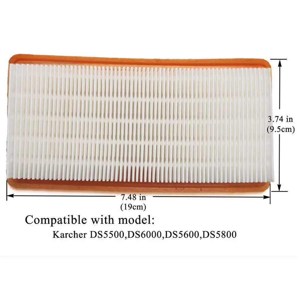 Karcher HEPA filter for DS5500 DS6000 DS5600 DS5800 fine quality vacuum cleaner Parts Karcher 6.414-631.0 hepa filters