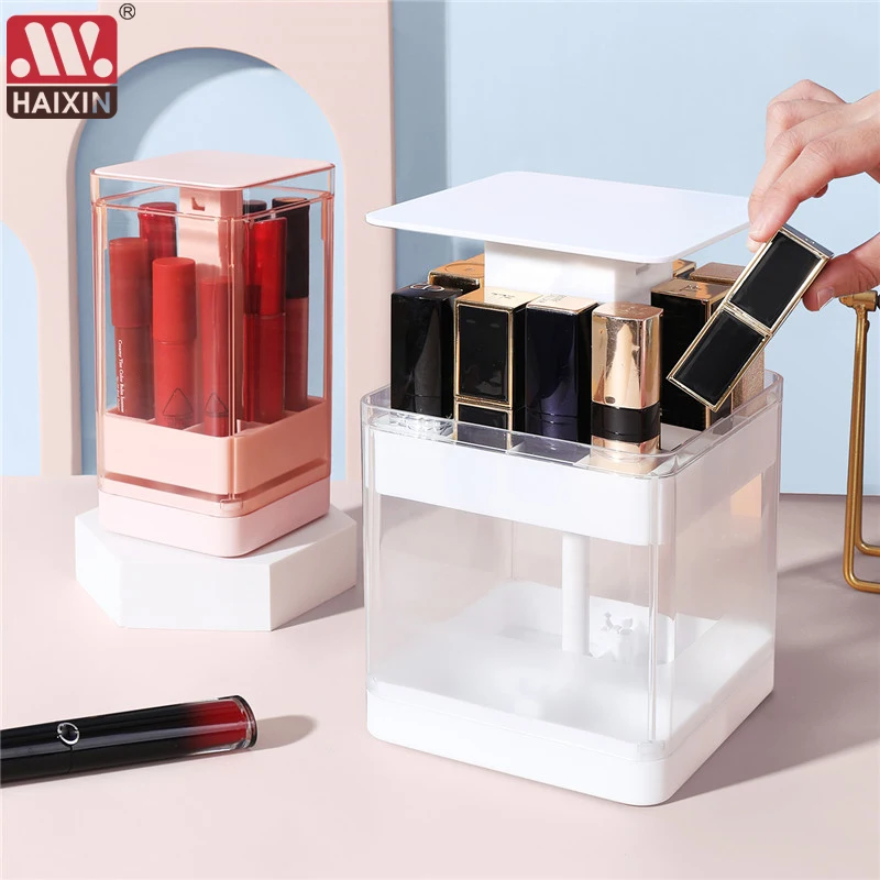 8/12 grid Cosmetic Storage Box Makeup Organizer Cosmetics Storage Rack Fashion Display Stand High Capacit Lipstick storage box