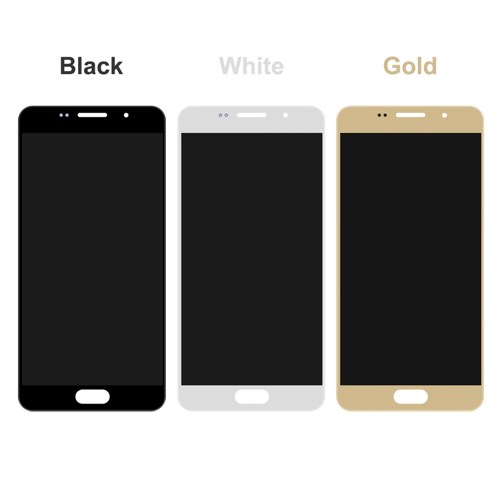 Tested A510F LCD For SAMSUNG Galaxy A5 2016 A510 A510FD A510M A510Y LCD Display Touch Screen Digitizer Assembly Repair Parts