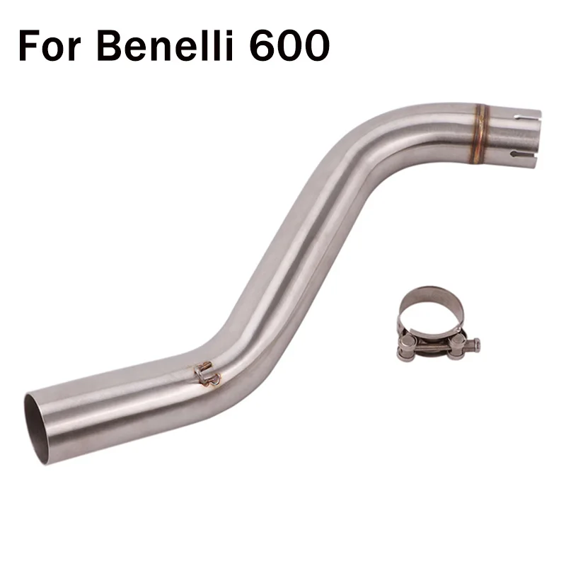 Slip On For Benelli 300 302S 600 BJ300 BN600 TNT600 Motorcycle Exhaust Escape Modify Middle Connection Link Pipe Exhaust Pipe