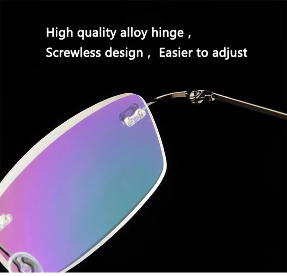 Kann Blume männer Rahmen Brillen Blau Licht Männlichen Lesebrille Titan Eyeglasse Rahmen Alte Gläser armacao oculos – Detail 14