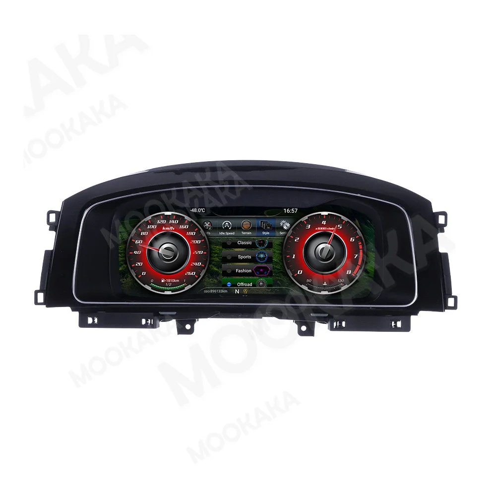 

Digital Dashboard Panel Virtual Instrument Cluster CockPit LCD Speedometer for VW B8 PASSAT CC golf 7 Variant Teramont